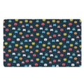 8-Bit Video Game Monsters Pattern Print Polyester Doormat