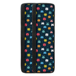 8-Bit Video Game Monsters Pattern Print Refrigerator Handle Covers
