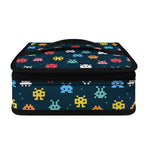 8-Bit Video Game Monsters Pattern Print Small Lunch Bag