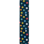 8-Bit Video Game Monsters Pattern Print Table Runner