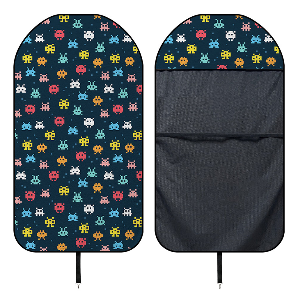 8-Bit Video Game Monsters Pattern Print Waterproof Car Seat Cover