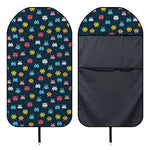 8-Bit Video Game Monsters Pattern Print Waterproof Car Seat Cover