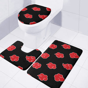 Akatsuki 3 Piece Bath Mat Set