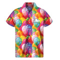 BALLOONCREW2U Print Men's Short Sleeve Shirt