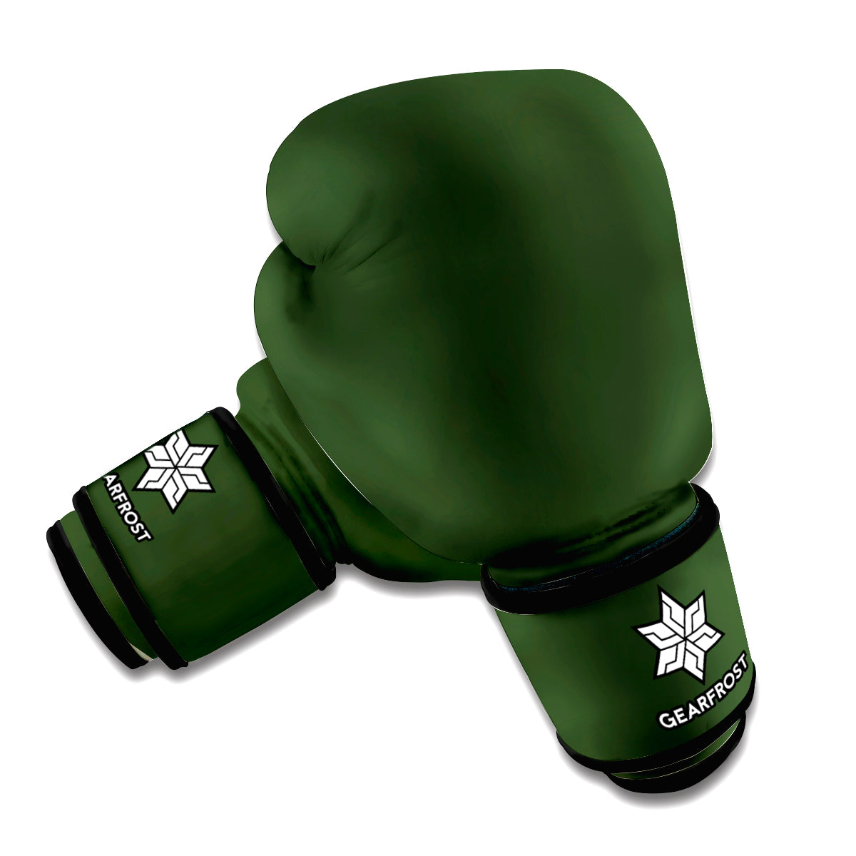 Forest Green Print Boxing Gloves