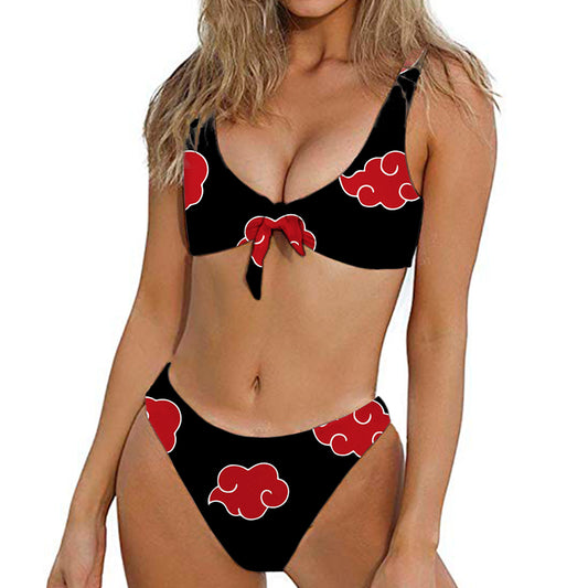 Akatsuki Front Bow Tie Bikini