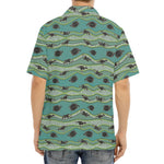 Aboriginal Animals Pattern Print Aloha Shirt