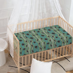 Aboriginal Animals Pattern Print Baby Crib Sheet