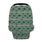 Aboriginal Animals Pattern Print Baby Seat Cover
