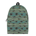Aboriginal Animals Pattern Print School Backpack