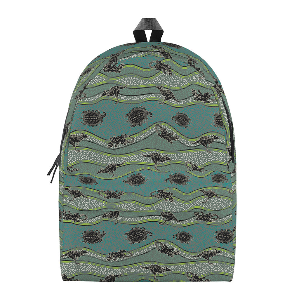 Aboriginal Animals Pattern Print Backpack