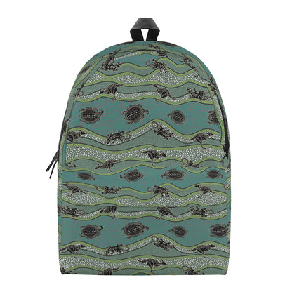 Aboriginal Animals Pattern Print Backpack