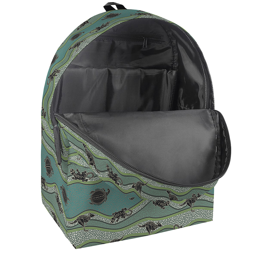 Aboriginal Animals Pattern Print Backpack