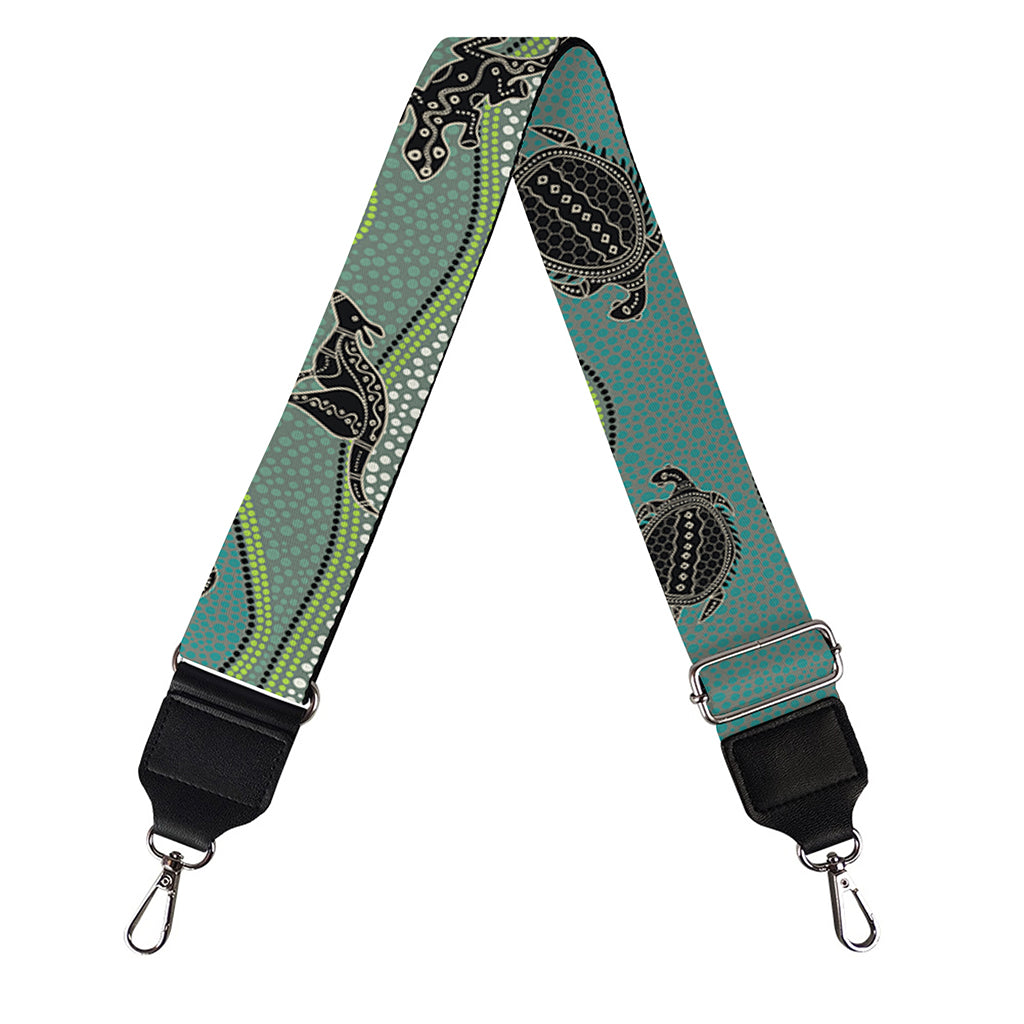Aboriginal Animals Pattern Print Bag Strap