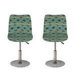 Aboriginal Animals Pattern Print Bar Stool Covers