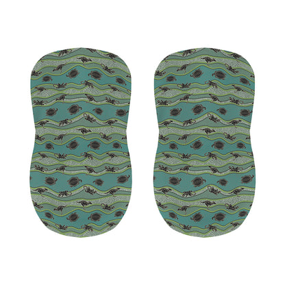 Aboriginal Animals Pattern Print Bar Stool Covers