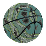 Aboriginal Animals Pattern Print Basketball