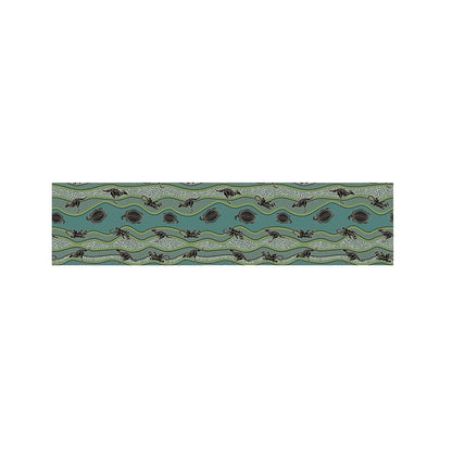 Aboriginal Animals Pattern Print Bed Runner