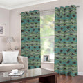 Aboriginal Animals Pattern Print Dimout Grommet Curtains