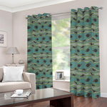 Aboriginal Animals Pattern Print Blackout Grommet Curtains