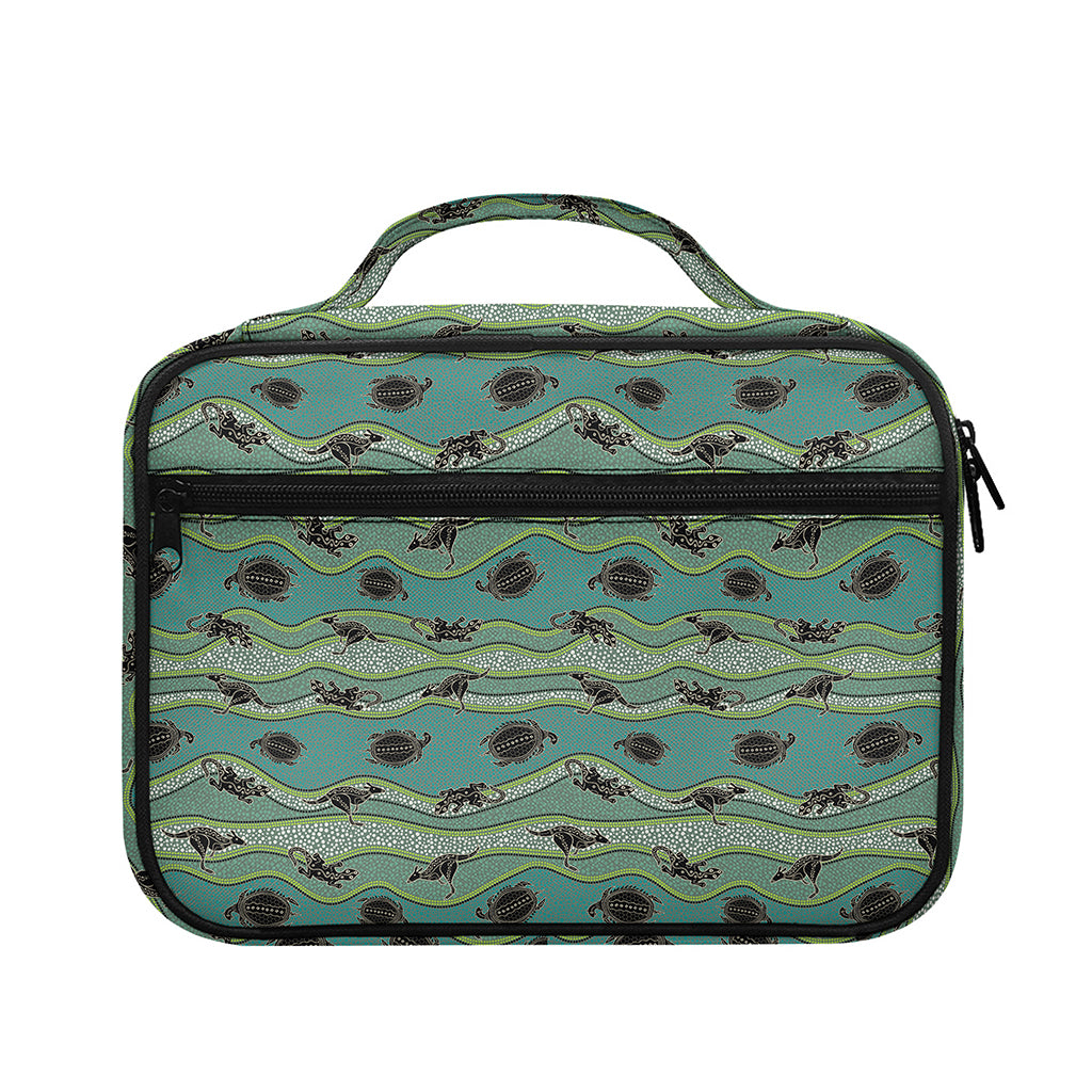 Aboriginal Animals Pattern Print Briefcase Bible Bag