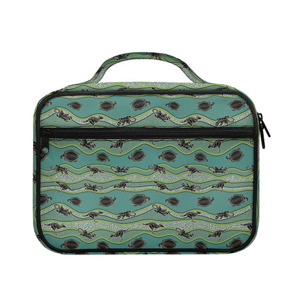 Aboriginal Animals Pattern Print Briefcase Bible Bag
