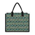 Aboriginal Animals Pattern Print Canvas Tote Bag