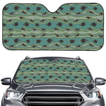 Aboriginal Animals Pattern Print Car Windshield Sun Shade