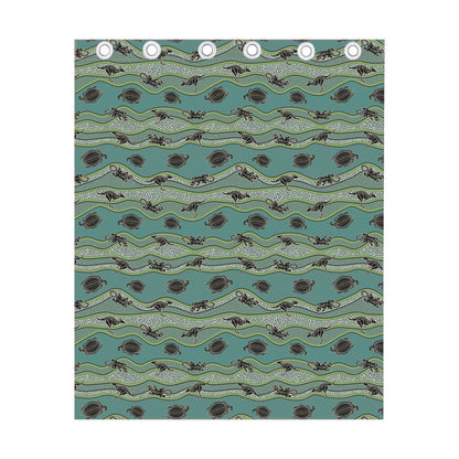 Aboriginal Animals Pattern Print Curtain