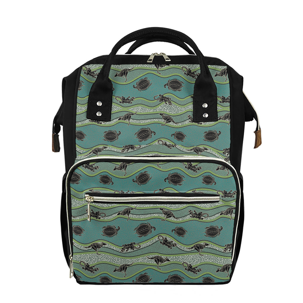 Aboriginal Animals Pattern Print Diaper Bag