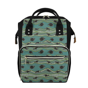 Aboriginal Animals Pattern Print Diaper Bag