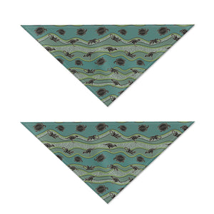 Aboriginal Animals Pattern Print Dog Bandana