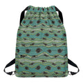 Aboriginal Animals Pattern Print Drawstring Backpack