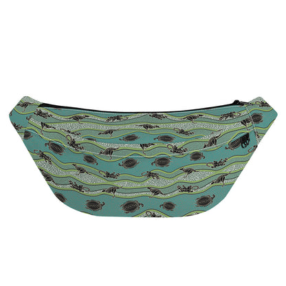 Aboriginal Animals Pattern Print Fanny Pack