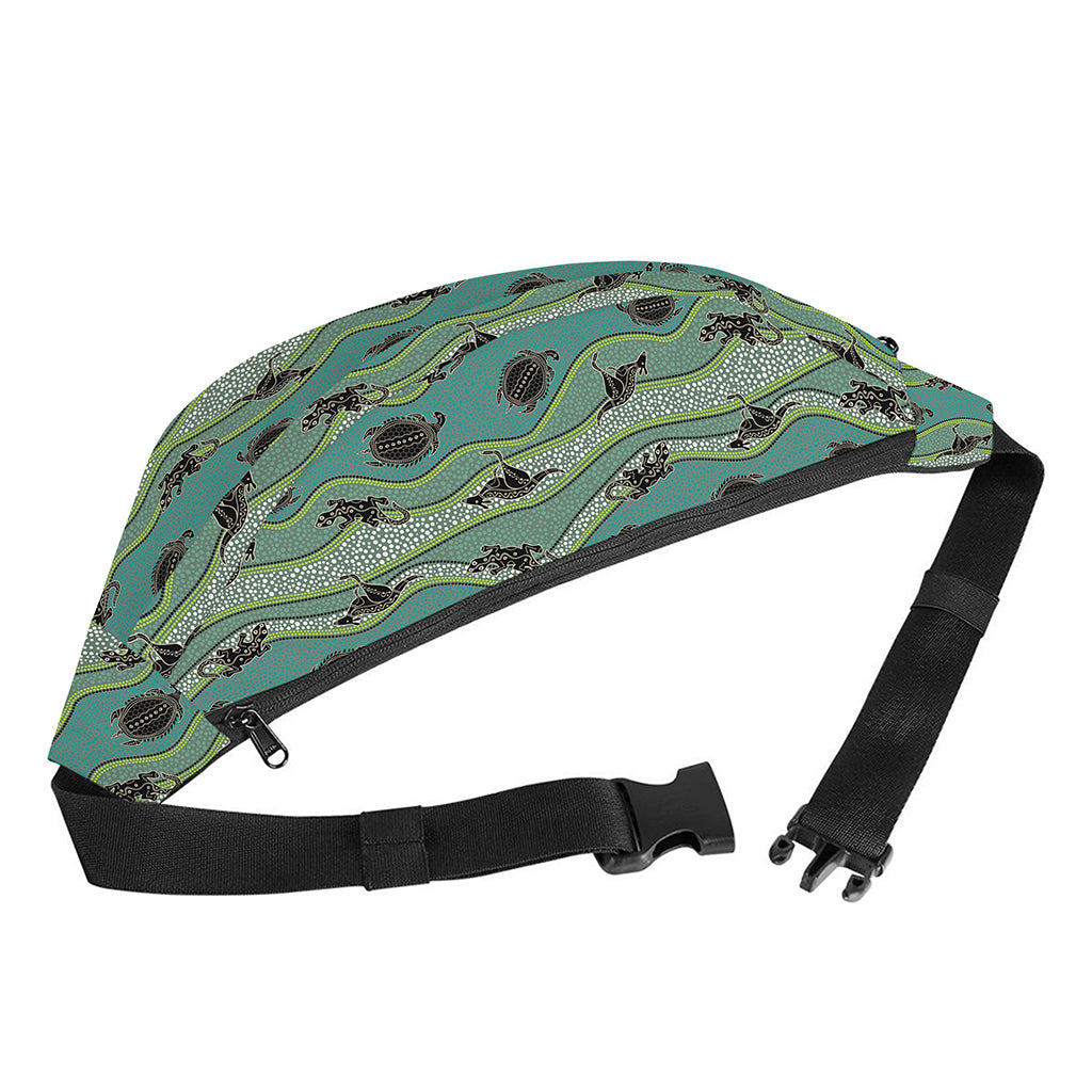 Aboriginal Animals Pattern Print Fanny Pack