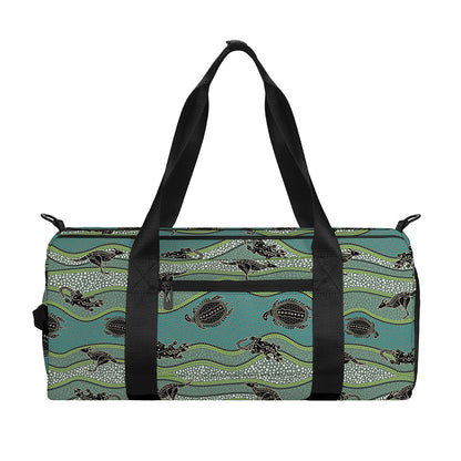 Aboriginal Animals Pattern Print Gym Bag