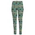 Aboriginal Animals Pattern Print High-Waisted Pocket Leggings