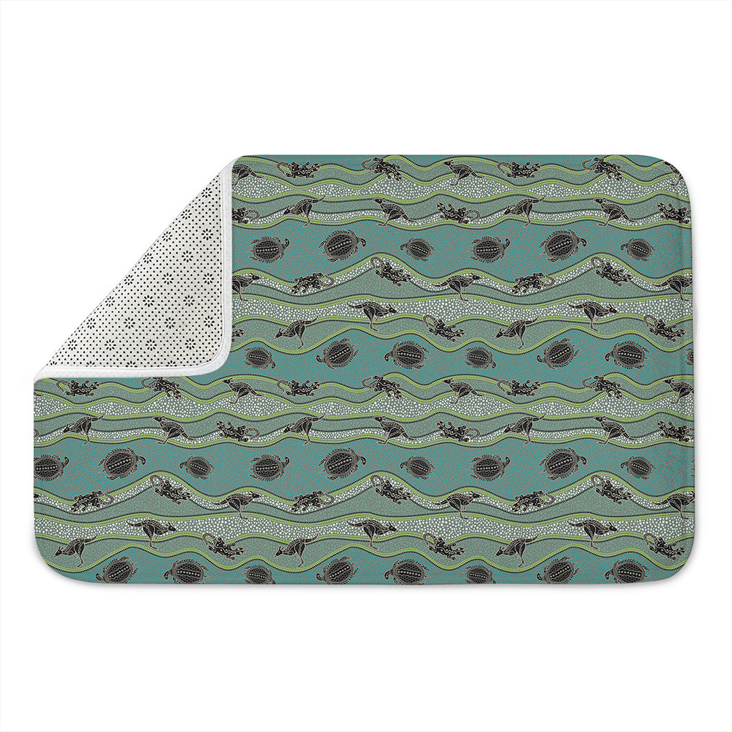 Aboriginal Animals Pattern Print Indoor Door Mat