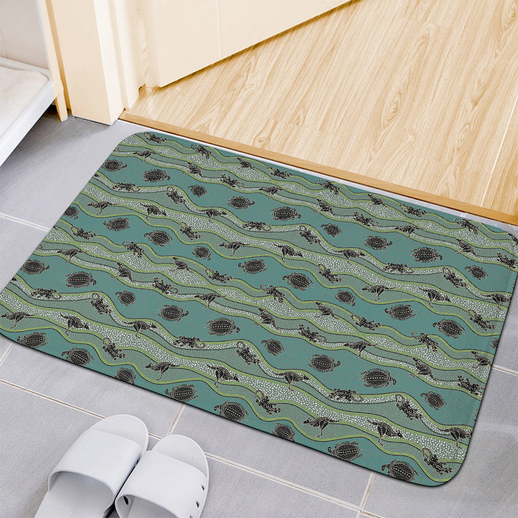 Aboriginal Animals Pattern Print Indoor Door Mat