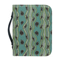 Aboriginal Animals Pattern Print Leather Bible Cover