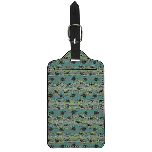 Aboriginal Animals Pattern Print Luggage Tag