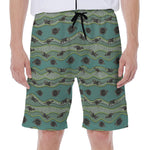 Aboriginal Animals Pattern Print Men's Beach Shorts