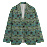 Aboriginal Animals Pattern Print Men's Blazer
