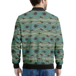 Aboriginal Animals Pattern Print Men's Bomber Jacket