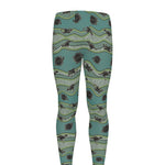 Aboriginal Animals Pattern Print Men's leggings