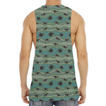 Aboriginal Animals Pattern Print Men's Muscle Tank Top