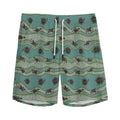 Aboriginal Animals Pattern Print Men's Athletic Shorts