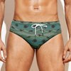 Aboriginal Animals Pattern Print Men's Swim Briefs