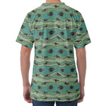 Aboriginal Animals Pattern Print Men's Velvet T-Shirt