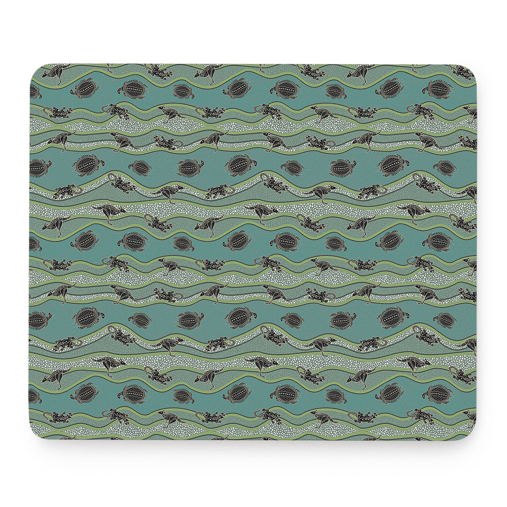 Aboriginal Animals Pattern Print Mouse Pad